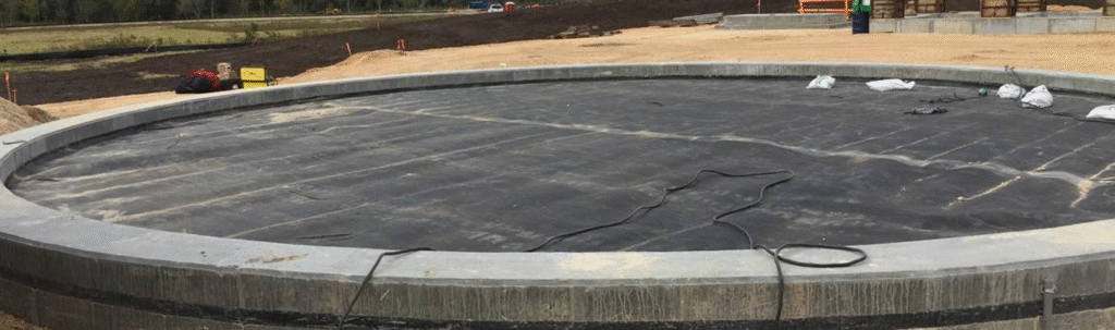 Reinforced Polyproplene Liner Installation