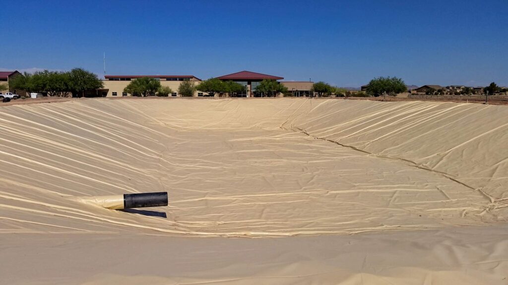 Reinforced Polyproplene Linet Installation in Pakistan