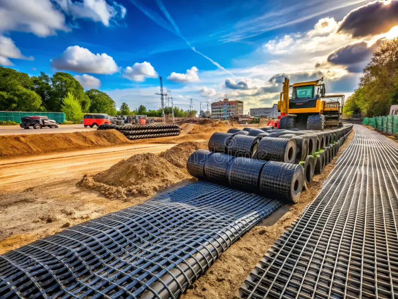 geotextile geonet geocomposite installation